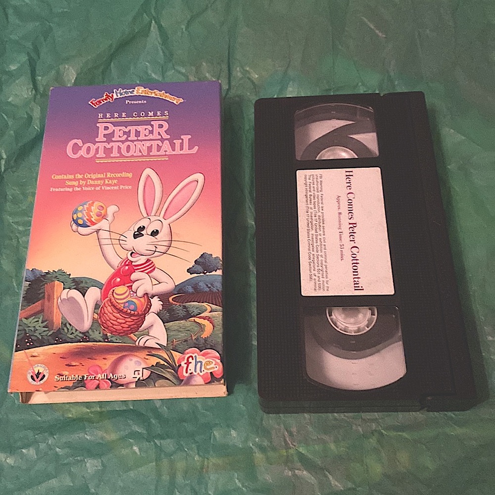 Vintage VHS “Here comes Peter Cottontail”